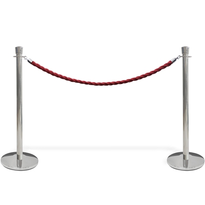 VIP-Barriere, rotes Seil – 150 cm